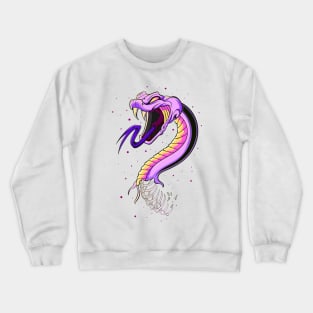 The great Japanese Snake 3 - Venomous creature - Illustration Crewneck Sweatshirt